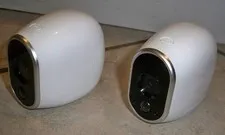 (2) Arlo NETGEAR VMC3030 Add-on HD Security Camera w/ Batteries UNTESTED