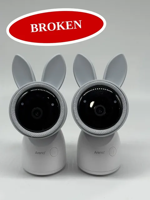 (BROKEN) ARENTI Baby Monitor 2 Cameras 2K Smart Camera 5in Display White