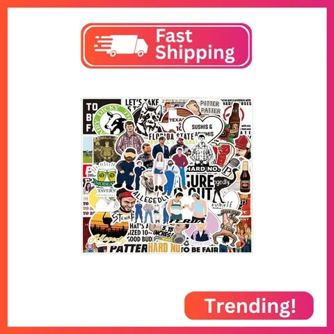 50pcs Letterkenny Stickers,Funny TV Show Vinyl Stickers Waterproof Trendy for La