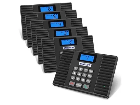 Intercoms Wireless for Home 60D, 2025 Hands Free Intercom Long Range, 6 Pack