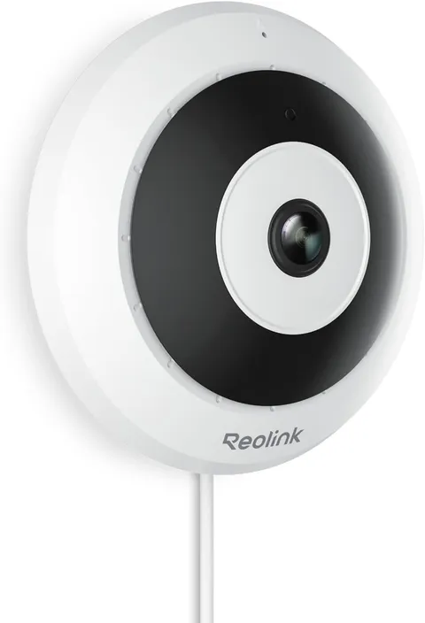REOLINK 6MP Poe IP Fisheye Camera with 360° View, Surveillance for Home/Office S