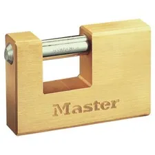 Master Lock 607EURD Rectangular 76mm Solid Brass Body Lock