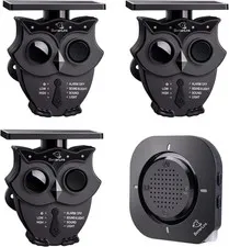 Long Range Solar Wireless Driveway Alarm System with 120Db Siren & Motion Sensor