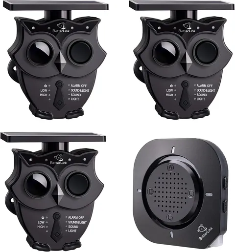 Long Range Solar Wireless Driveway Alarm System with 120Db Siren & Motion Sensor