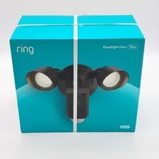 Ring Floodlight Cam Plus Wired Security Camera Black New In Box