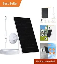 Reliable 7W Solar Panel with USB-C for Eufy Cameras – Ultimate Outdoor Solution