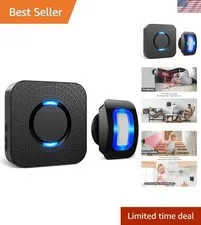 Wireless Motion Sensor LED Light - Motion Detector Alarm Chimes Door Sensor |...