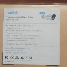Reolink RLC-410-5MP 5MP PoE Bullet IP Camera Night Vision microSD Slot