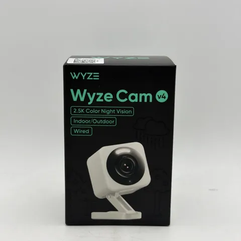 Wyze Cam v4 - 2.5K QHD Indoor/Outdoor WiFi Smart Security Camera