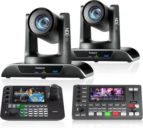 PTZ Camera Bundle/Kits - 20X 4K NDI AI Auto-Tracking PTZ Camera(2Pcs) with Hdmi/