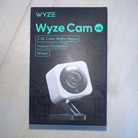 Wyze Cam v4 - 2.5K QHD Indoor/Outdoor WiFi Smart Security Camera