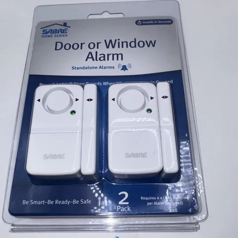 SABRE HS-DWA2 Wireless Door/Window Alarm 2 Pack 120 dB White Indoor