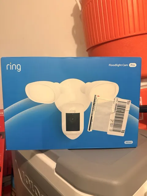 Ring Floodlight Cam Wired Pro with 2K Video, Dual Band WiFi, 3D Motion Detection