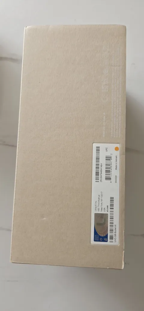 Ubiquiti Unifi White G6 Bullet (UVC-G6-Bullet-W) | Brand New and Sealed