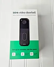 Blink Wireless Video Doorbell 2nd Gen Newest Model Black HD, NEW/SEALED