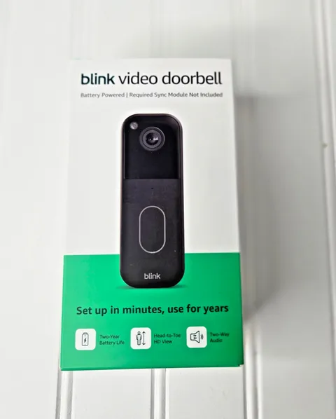 Blink Wireless Video Doorbell 2nd Gen Newest Model Black HD, NEW/SEALED