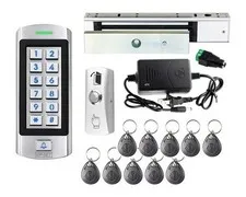 Stainless Waterproof Door Access Control System Kit, 300kg/660lbs Force Elect...