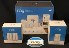Ring 2nd Gen 4HB1U90EN0 Wireless Indoor Alarm Security Kit +Extras NEW OPEN BOX