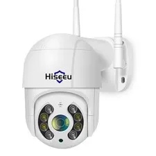 Hiseeu 8MP PTZ WiFi Security Camera Outdoor 5X Zoom Human Detection Audio