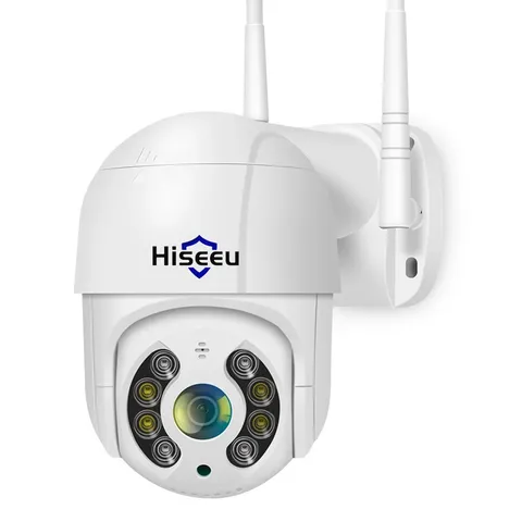 Hiseeu 8MP PTZ WiFi Security Camera Outdoor 5X Zoom Human Detection Audio