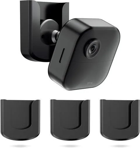 3Pack No-Drill Blink Outdoor Camera Mount for Blink Mini 2/Outdoor 4, Black
