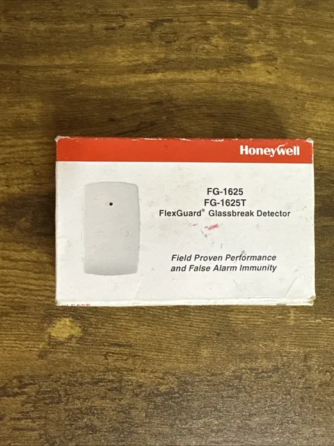 Honeywell FG-1625 FlexGuard Glass Break Detector 25' Range, White, Brand New