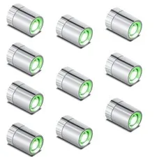 Mini LED Lights, 10 PCS Small Spotlight Battery Operated Tiny SMD Lamp Green