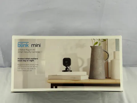 Blink Mini 1080p Day/Night HD Wi-Fi Indoor Security Camera Black B09N6QBMTW
