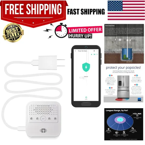Smart Power Fail Alarm - LoRa Wireless, Remote Monitoring, App & SMS Alerts