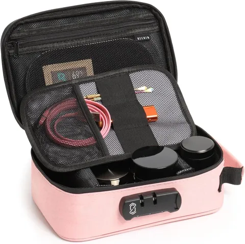 OZCHIN Smell Proof Bag Combination Lock 9.5" x 6" x 3.5" File Organizer Case