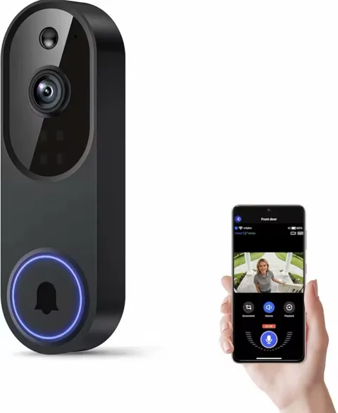 Wireless Wi-Fi Video Doorbell Camera with Two-Way Audio , Al Motion Detection