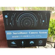 5MP Solar PTZ Wireless Security Camera System 4 Cam 8CH NVR Kit New Open Box