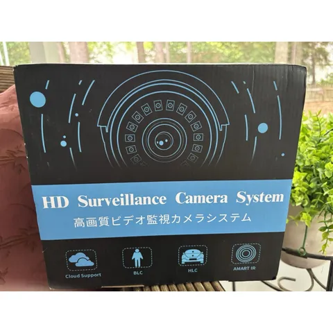 5MP Solar PTZ Wireless Security Camera System 4 Cam 8CH NVR Kit New Open Box