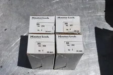 24 LOT Master Lock 3KA COMMERCIAL  KeyED  Padlock Lockout 3/4" Shackle Ht NEW
