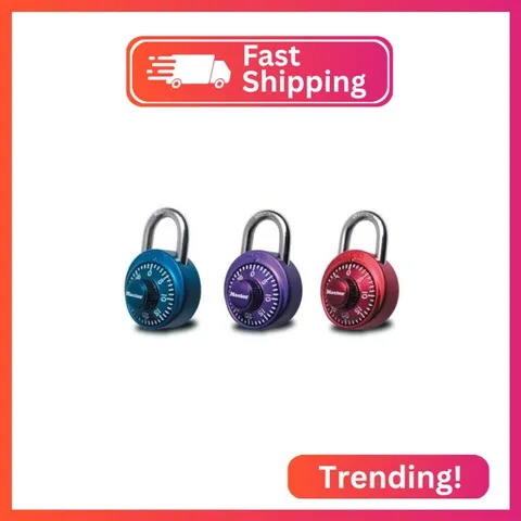 Master Lock Combination Padlock, Locker Lock, for Gym and School 1530DCM
