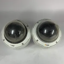 LOT OF 2x Broken AXIS 60Hz 1080p PTZ Outdoor Network Dome Camera Q6055-E