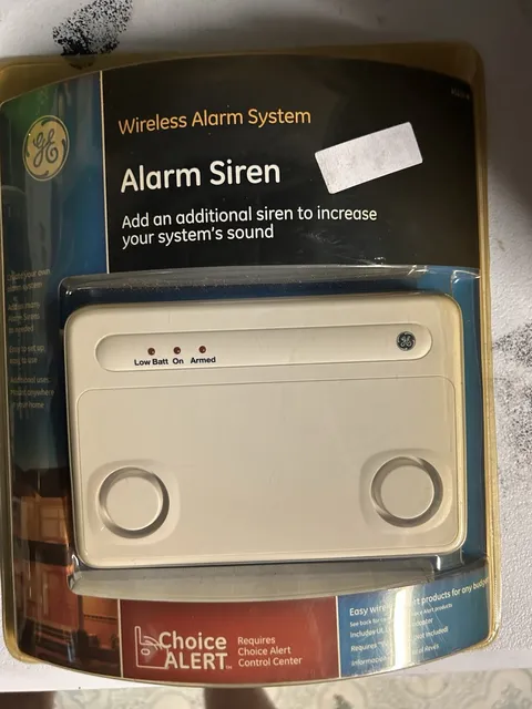 GE Wireless Alarm System - Additional Siren NIB