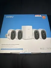 Aosu Security Cameras Outdoor Wireless, 4-Cam-Kit, Battery Powered,No Subscript