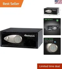 California DOJ Certified Steel Safe with Digital Lock - Protection for Valuables
