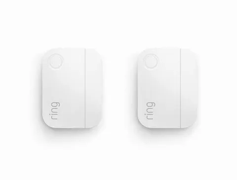 Ring 2-Pack Alarm Window and Door Contact Sensor, White (2nd Generation)