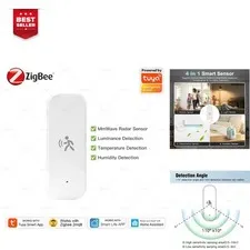 Zigbee MmWave Motion Sensor Tuya Zigbee2MQTT Temp Humidity 10G Radar