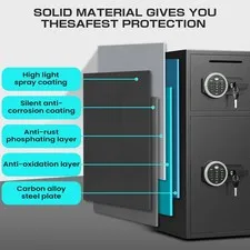 6.5 Cub Large Security Safe with Digital Lock, Deposit Slot