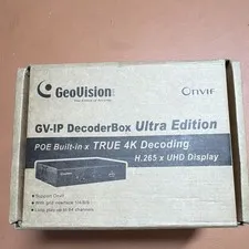 GeoVision GV-IP DecoderBox Ultra Edition PoE 4K H.265 ONVIF 64CH PTZ