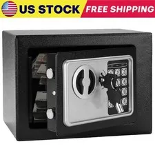 Safe Digital Electronic Key Pad Lock Cash Box Home Security Heavy Duty Steel