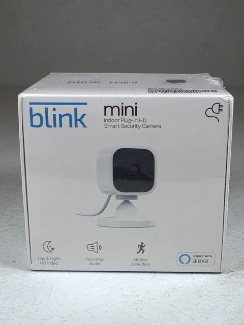 Blink Mini Indoor Plug-In Live HD Smart Security Camera (New in Box)
