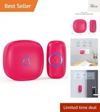 Wireless Doorbells for Home, Classrooms, Apartments, Businesses, etc. Easy to...
