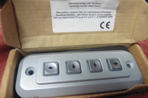 NEW Storm Interface 1K041103 1000 Series IP65 4-Key Keypad Chromed DieCast Zinc