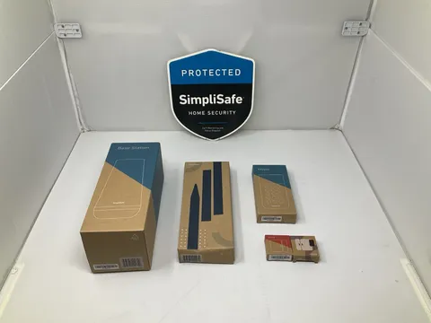 SIMPLISAFE HOME INDOOR SECURITY SYSTEM.  4 piece system with Sign-Used