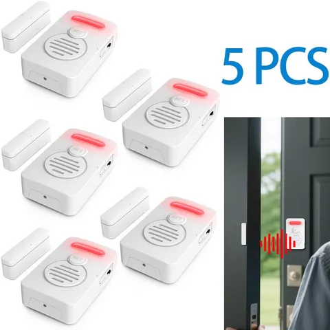 Refrigerator Alarm Alert Magnetic Sensor Wireless Door Window Voice Reminder × 5