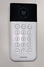 SimpliSafe SSKP3 Keypad White Wireless Touch-to-Wake Home Security GEN 3 - Used